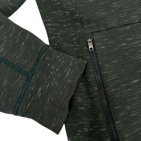 Lululemon Men's Best Coast Full Zip Hoodie Heathered Marled Fuel Green Large - Picture 5 of 11